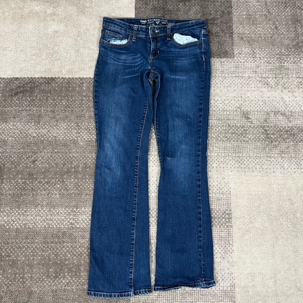 Gap Sexy Bootcut Fit Women‎ Jeans Dark Wash Size 6/28R